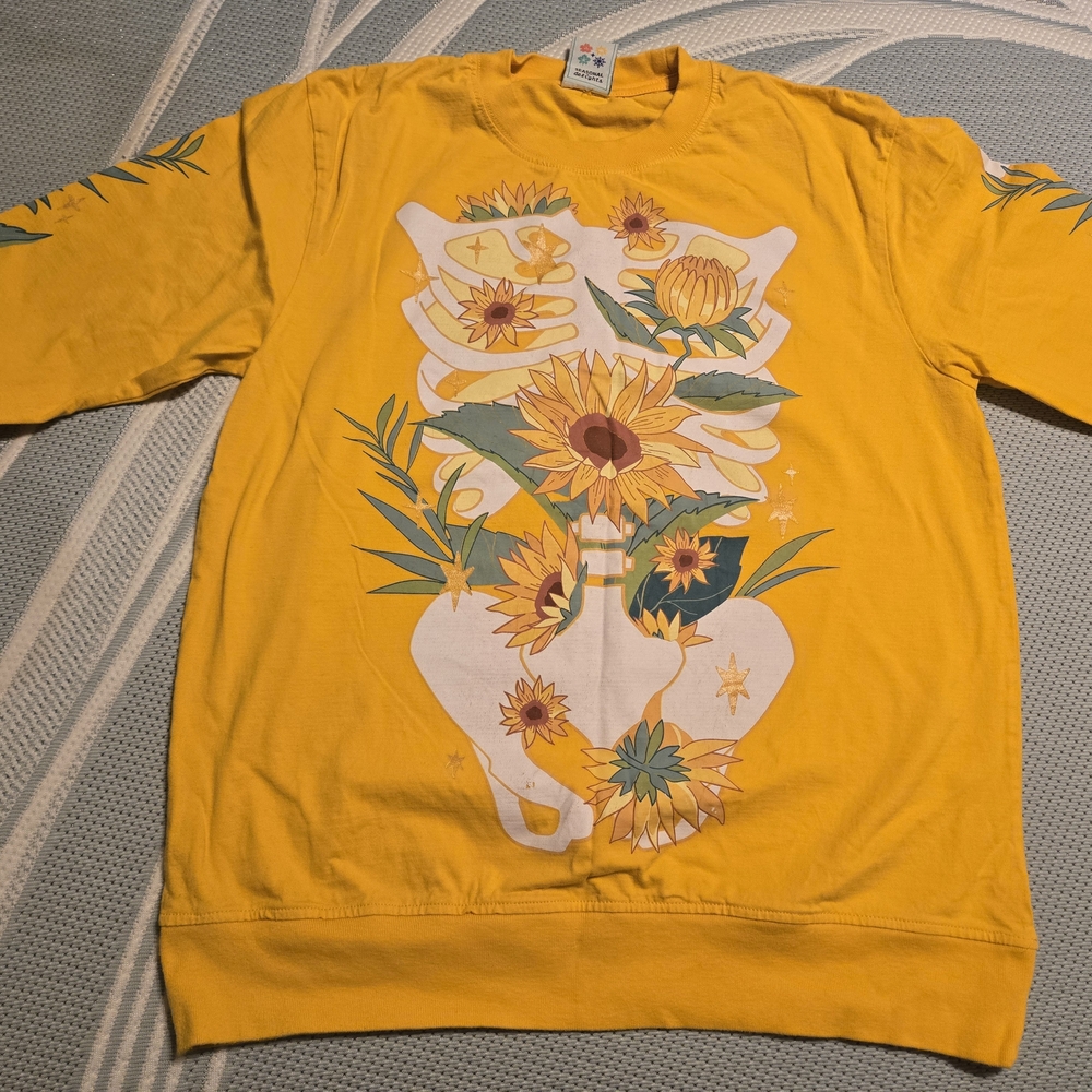 Snowlattes Summer Bones Sweater In Large Unisex